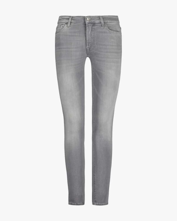 Jeans High Waist Super Skinny Slim Illusion für Damen von 7 For All Mankind inHellgrau. Mit schmalem Schnitt und elastischer.... Mehr Details bei Lodenfrey.com!