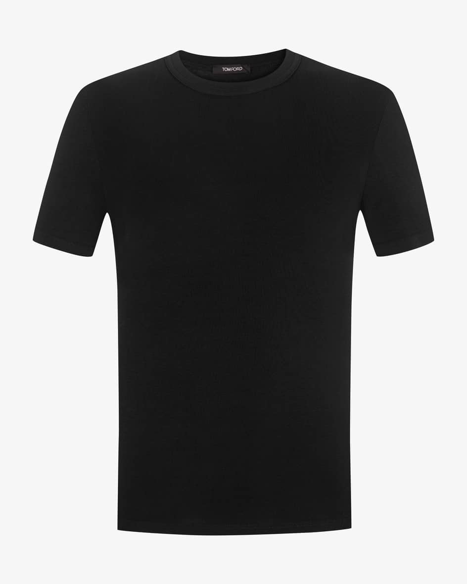 T-Shirt für Herren von Tom Ford in Schwarz. Das cleane Modell aus angenehmerBaumwolle überzeugt mit klassischen Details und erweist sich als legerer.... Mehr Details bei Lodenfrey.com!