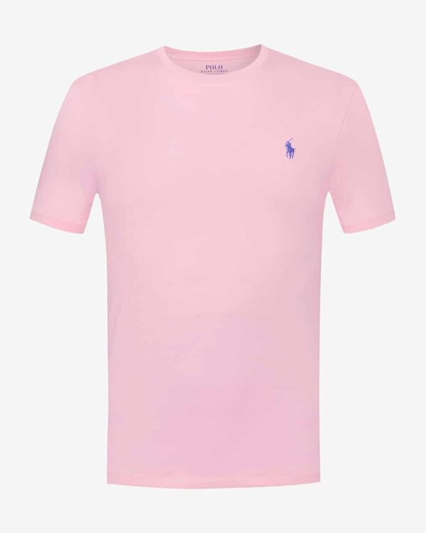 T-Shirt Custom Slim Fit für Herren von Polo Ralph Lauren in Pink. Mit schmalemSchnitt und aus hochwertiger Baumwolle gefertigt