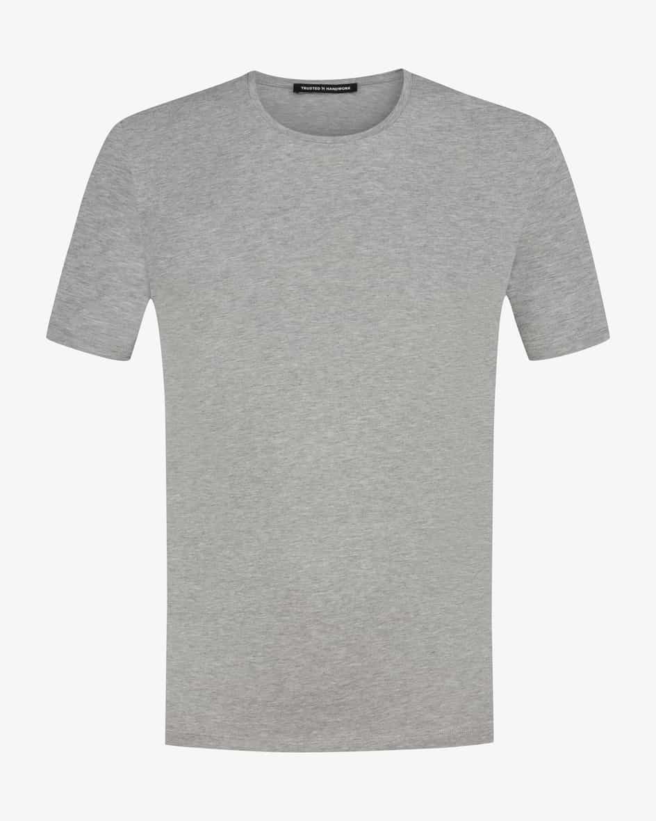 T-Shirt für Herren von Trusted Handwork in Grau. Mit Liebe und Leidenschaftdesignt das Label nachhaltig produzierte