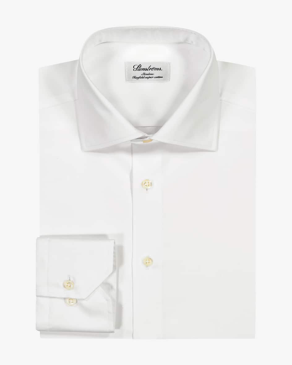 Businesshemd Slimline für Herren von Stenströms in Weiß. Klassisch und zeitgemäßpräsentiert sich das tailliert geschnittene Hemd aus hochwertiger.... Mehr Details bei Lodenfrey.com!