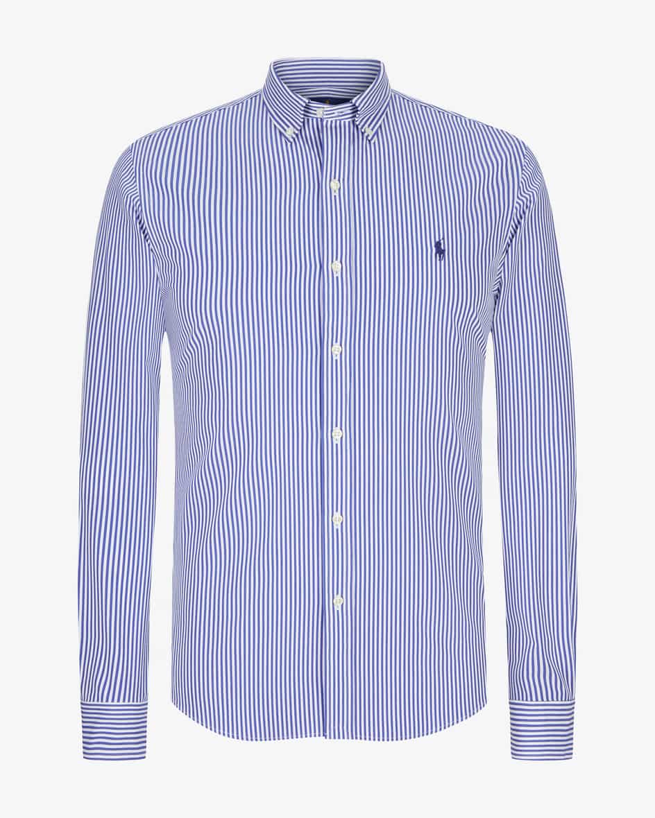 Casualhemd Slim Fit für Herren von Polo Ralph Lauren in Blau und Weiß. EinModell