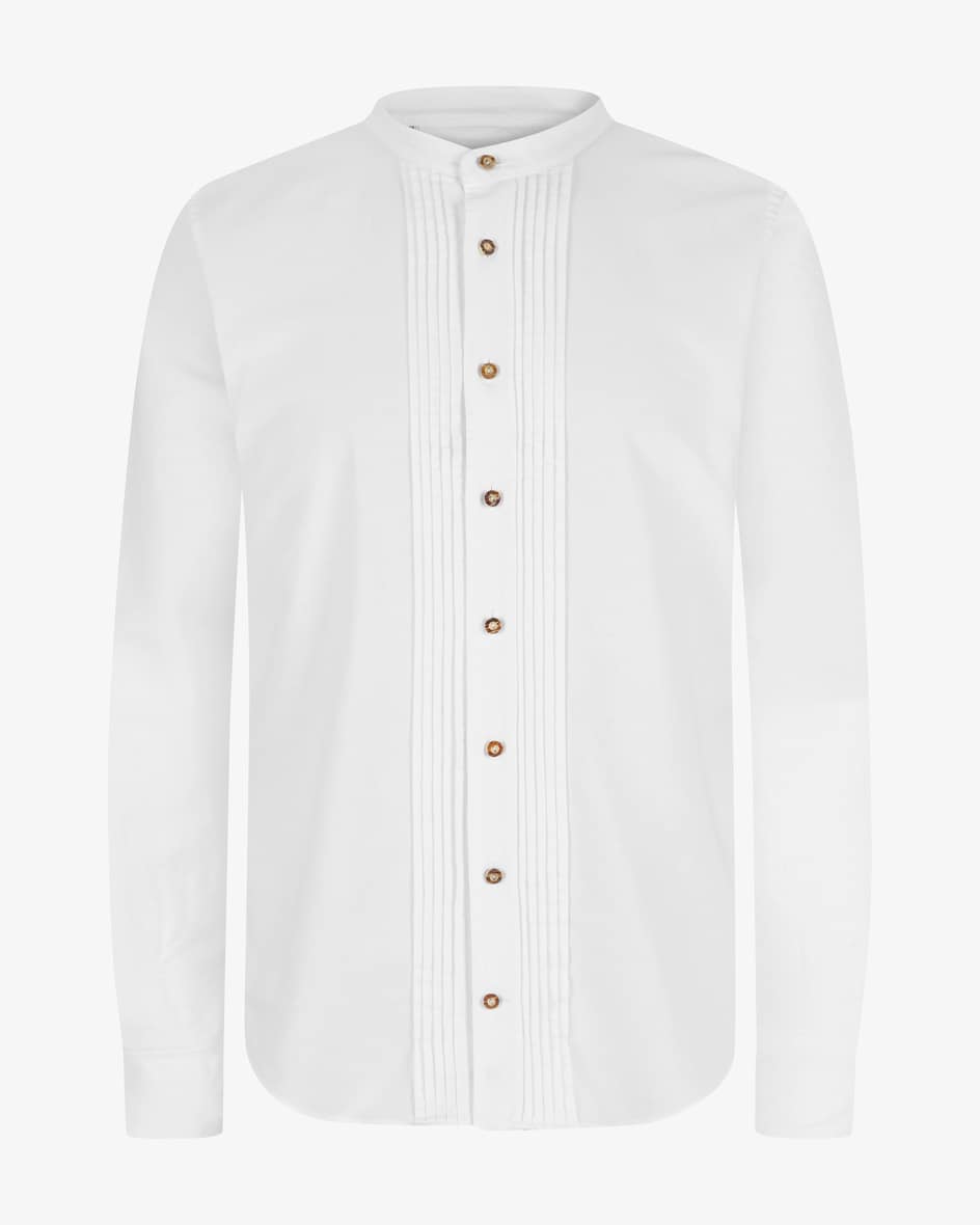 Fips Trachtenhemd für Herren von DU4 in Weiß. Zeitlos und traditionell zugleichbegeistert das gerade geschnittene Modell aus hochwertiger Baumwolle..... Mehr Details bei Lodenfrey.com!