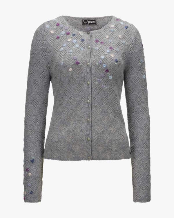 Cashmere-Strickjacke für Damen von Pezzo in Grau. Mit diesem Modell aushochwertiger Cashmere-Qualität wird ein zeitloser Alltags-Liebling.... Mehr Details bei Lodenfrey.com!