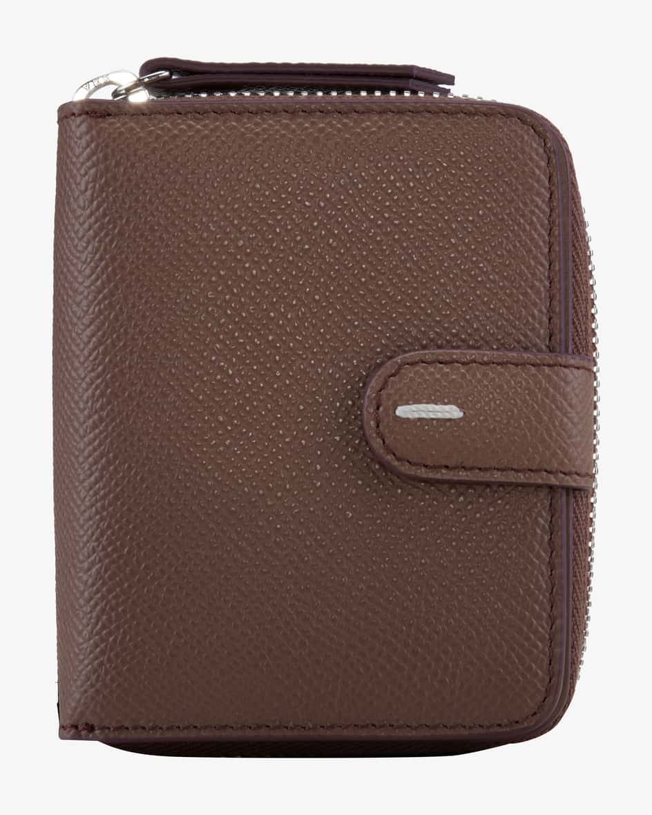 Portemonnaie für Damen von Maison Margiela in Mauve. Das Modell aus hochwertiggenarbtem Leder erweist sich als praktisches Essential für kleine.... Mehr Details bei Lodenfrey.com!