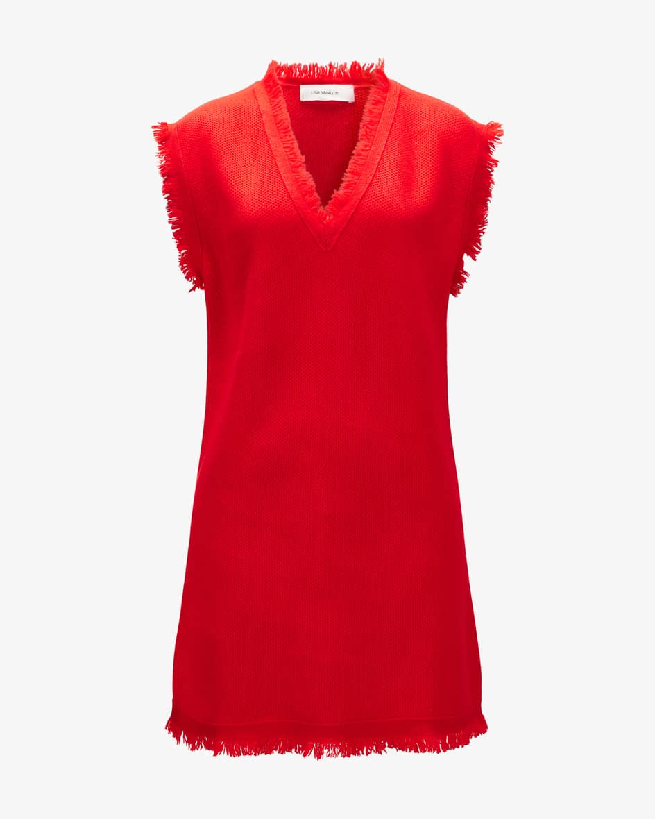 Lola Cashmere-Kleid für Damen von Lisa Yang in Rot. Das Modell zeichnet sichdurch die hochwertige Cashmere-Qualität mit besonders hohem Tragekomfort.... Mehr Details bei Lodenfrey.com!