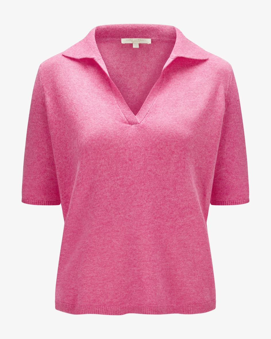 Cashmere-Strickshirt für Damen von Luisa Di Carpi in Pink. Dank der feinenStrick-Qualität und der Verwendung von hochwertiger Cashmere-Wolle überzeugt.... Mehr Details bei Lodenfrey.com!