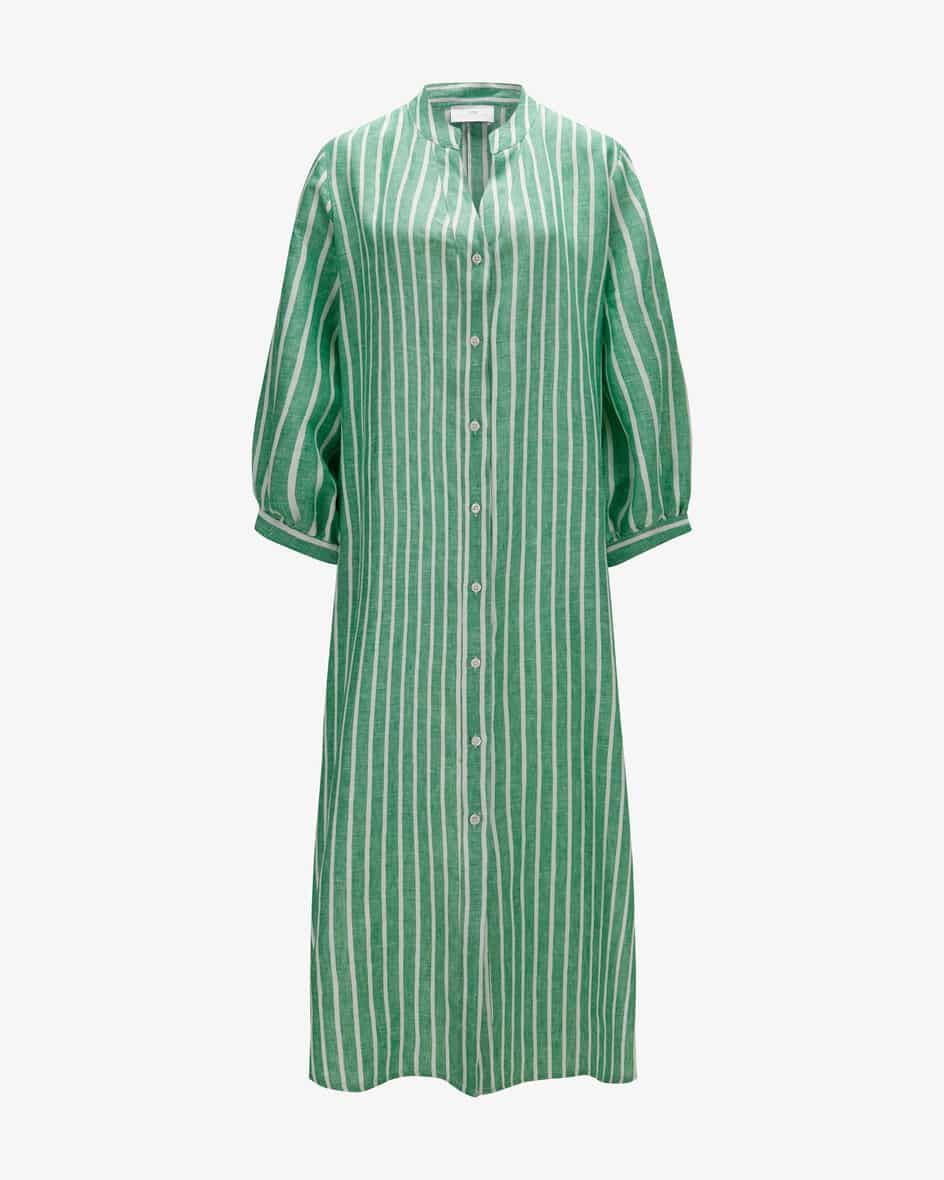 Leinenkleid für Damen von LODENFREY in Grün und Weiß. Das Modell überzeugt dankder leichten Leinen-Qualität sowie legerer Passform mit angenehmem.... Mehr Details bei Lodenfrey.com!