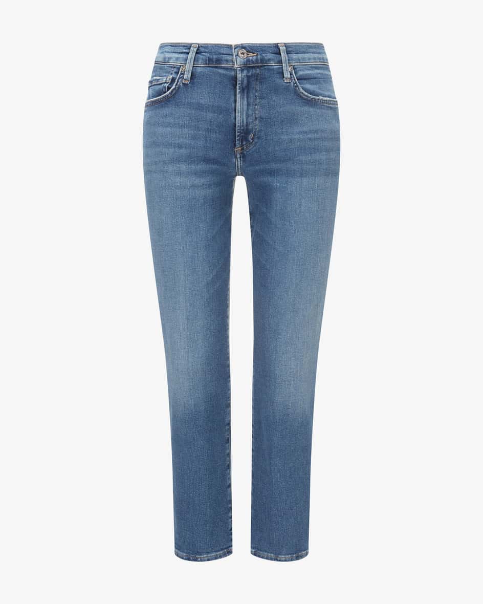 Ella 7/8-Jeans Mid Rise Slim für Damen von Citizens of Humanity in Blau. Währenddie schmale Passform in Kombination mit elastischer Baumwoll-Qualität.... Mehr Details bei Lodenfrey.com!