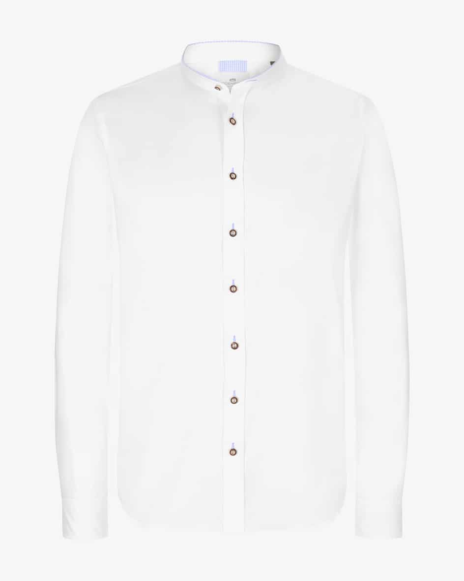 Trachtenhemd für Herren von LODENFREY in Weiß und Hellblau. Zeitlos und stilvollzugleich besticht das traditionelle Modell aus hochwertiger Baumwolle.... Mehr Details bei Lodenfrey.com!