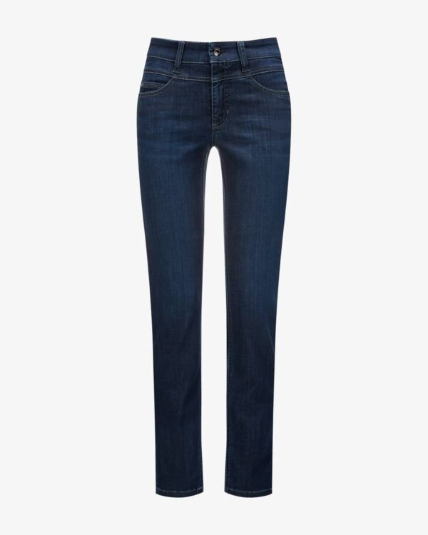 Posh Jeans für Damen von Cambio in Dunkelblau. Das Modell mit schmalem Beinsorgt dank der elastischen Material-Qualität mit perfektem Sitz