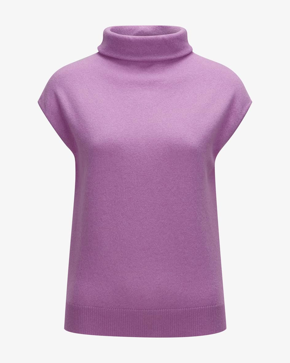 Cashmere-Strickshirt für Damen von Hemisphere in Violett. Dank der Verwendungderangenehmem Cashmere-Qualität überzeugt das Modell mit feiner
