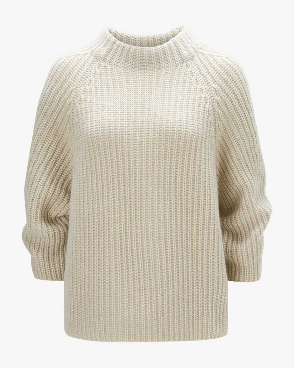 Fallou Cashmere-Pullover für Damen von Iris von Arnim in Beige. Gefertigtaus hochwertiger Cashmere-Qualität