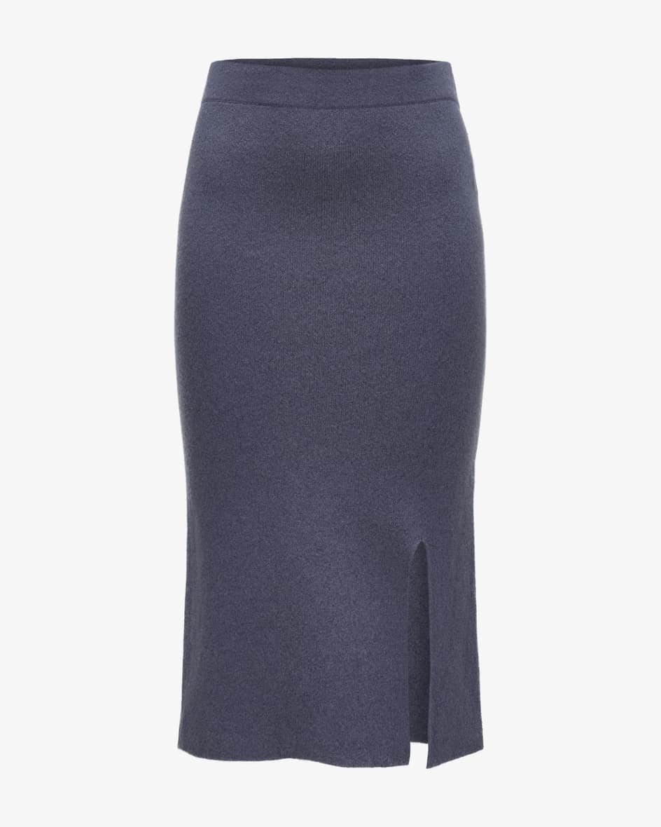Cashmere-Strickrock für Damen von LODENFREY in Blau. Die hochwertige Cashmere-Qualität verleiht angenehme Wohlfühlmomente